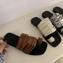 Summer Flats Flip Flop Clip Toe Women's Slippers Fashion Ladies Outdoor Concise Beach Vacation Slide 35 ruda