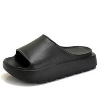 Vasaros Paplūdimio Stori Padai Eva Šlepetės Moterims Stora Platforma Vidaus Namų Šlepetės Moteriškos Lengvos Neslystančios Vonios Šlepetės 2024 36-37 juoda