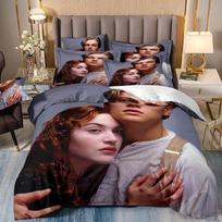 Titanic Ship Ocean Bedding Set For Bedroom Soft Modern Bedspreads Comefortable Kids Duvet Cover Quilt Cover And Pillowcase 70x133cm 3pcs