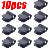 10/50Pcs Car Fastener Clip Fender Liner Retainer  Bumper Rivet Fender Fixed Clamp Black Plastic Retainer Trim Panel Fasteners gray