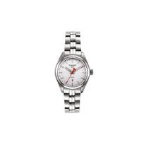 TISSOT PR100 Kolekcija Kvarcinis Mechanizmas 100m Atsparumas Vandeniui Moteriškas Laikrodis 33mm Baltas Ciferblatas T101.210.11.031.00 Silver Dial