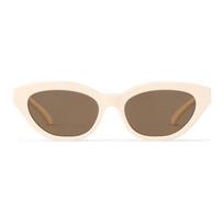 Louis Vuitton Essential Logo Oval Sunglasses Women sunglasses Beige Z2482U F,Beige