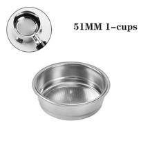 51MM Kavos filtro krepšelis Ne slėginis 2 puodeliams Pakeitimas Delonghi EC9335 EC9665 Espresso mašinos priedas Baristos įrankis