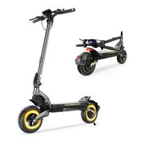 iScooter V5 Pro ABE Elektrinis paspirtukas 500W variklis 48V12.5Ah baterija 150KG apkrova 10 colių visureigio padangos Suaugusiųjų visureiginis elektrinis paspirtukas