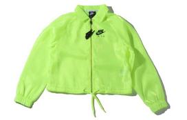 Nike Striukės Moteriškos Neono Geltonos Su Stovu Vidutinio Storio CU5545-702 XL