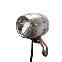 Bike Front Head Light Lamp for HUB Dynamo with Rearlight Cable Compact Bright Bike Accessories Bike Bike Front Head Light balta