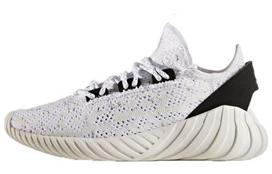 Adidas Originals Tubular Doom Sock Primeknit J Patogūs žemi Vaikų Laisvalaikio Batai Pilki Balti BZ0329 36.5