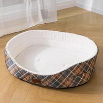 Pet Kennel for Medium and Large Dogs  Golden Retriever Samoyed Dog  Autumn and Winter Warm Sponge Kennel  Cat Kennel  Open Dog Mat S  44*38*9*15cm