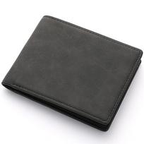 Multi-card Slot Men Wallet Fashion Folding Large-capacity Coin Purse PU Leather Short Purse juoda