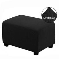Stačiakampis žakardinis pufas, kėdutė, užvalkalas, elastingas, kojoms, sofa, užvalkalas, kojų atrama, kėdžių užvalkalai, baldų apsaugos užvalkalai, NAUJAS S