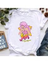 Retro 80-ųjų Jem Jem Ir Hologramos Moteriški Marškinėliai Vasaros Mados Viršūnės T-shirt Harajuku Marškinėliai4 S juoda