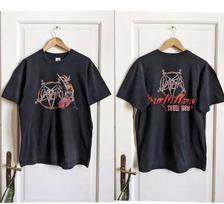 Vintažiniai Slayer Merch marškinėliai Show No Mercy 1983 m. turas Unisex marškinėliai S