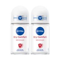 NIVEA Dry Comfort rutulinis dezodorantas – 48 val. apsauga nuo prakaito (50 ml) x2
