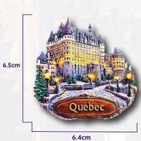 Kanados kelionės suvenyrai Kvebekas Château Frontenac šaldytuvo magnetukai Otava Torontas Banff šaldytuvo lipdukai Gimtadienio dovanos Namų dekoras red