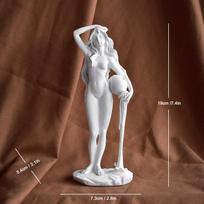 Veneros Deivės Ornamentas Skulptūra Graikų Statulos Afroditė Menai ir Amatai Derva Šeimos Biuro Dekoracija Šiaurės Europa Klasika
