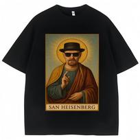 Juokingas Heisenbergas Breaking Bad Grafinis Vintažinis Marškinėliai Vyrams Moterims Kūrybingi Populiarūs Marškinėliai Dydžio Negalioja Medvilniniai Trumpomis Rankovėmis S