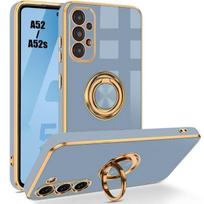 Case - BOOLING - for Samsung Galaxy A52/A52s 5G - Blue TPU - Rotating Stand - Shockproof Protection mėlyna