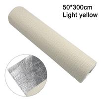 Triukšmą mažantys XPE tapetai su šilumos izoliacija gyvenamajai erdvei Beige yellow