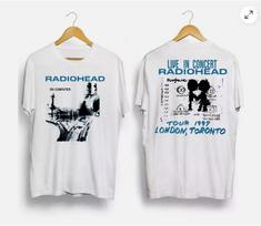 2025 American Vintage Radiohead Ok Computer Albums 90s Graphics Summer New Vintage Fashion Men and Women Streetwear - Men's S... S įvairiaspalvis