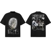 2026 Retro Streetwear Tshirt Kanye West YEEZUS DoubleSide Graphic TShirt Unisex Oversized Hip Hop Casual Cotton Short Sleeve S