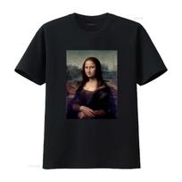Da Vinci Mona Lisa T Shirt Iconic Renaissance Art Print Perfect for Lovers Fans of Timeless Beauty vintage Washed Stretched S juoda