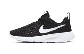 Nike Tanjun BR BPE Slip Resistant Cushioning Breathable Low top Kids Lifestyle Shoes Black White CW3179-011 28