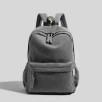 Minimalistinis velvetinis kuprinė, Unisex laisvalaikio mokyklos kolegijos kuprinė, Lengvas kelioninis dienos kuprinė moterims studentėms pilka