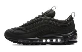 Nike Air Max 97 OG Triple Black GS AV4149-001 36