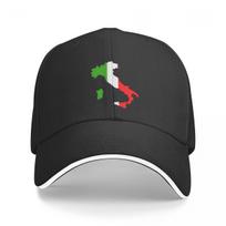 Italy Italian FlagCap Baseball Cap Mountaineering trucker hats for Unisex Women's black
