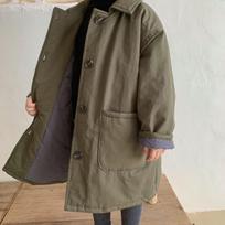 Žieminiai vaikiški vidutinio ilgio medvilniniai paltai mergaitėms ir berniukams, šilti, stori, vienspalviai parkai, unisex, kasdieniai viršutiniai drabužiai vaikams 150cm žalia