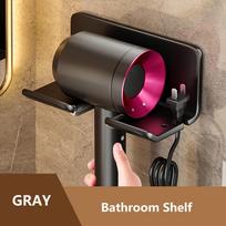 Hair Dryer Holder Wall Dryer Cradle Straightener Stand Hairdryer Organizer Box Toilet Blower Holder Shelf Bathroom Accessories juoda