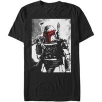 STAR WARS Vyriški marškinėliai su Boba Fett S juoda