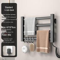 Smart Heated Towel Rack - No-Drill, Intelligent Drying for Hotel Bathrooms