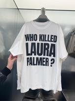 Kas nužudė Laurą Palmer T marškinėliai Moteriški Unisex Medvilniniai Vasaros Pavasario Vintažiniai Retro Mados Harajuku Viršus Oversize Streetwear Laisvi S