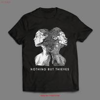 Nothing But Thieves Broken Machine Moralinis Panika Sunkios Medvilnės Marškinėliai Vintage Skalbti Stilingi Unisex Gatvės Apranga Tampri Mada... S įvairiaspalvis