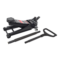 AW20092IP AWTOOLS žemo profilio hidraulinis kėliklis (domkratas) 2,5T / 75-505 mm su pedalu ir dvigubu stūmokliu