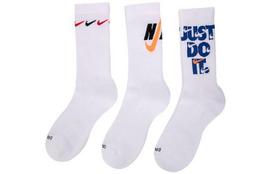Nike Everyday Plus Paminkštintos kojinės su aulas 3 poros DH3822-902 34-38