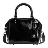 Coach Rogue Cube 20 Odinė Rūkyta Rankinė Moteriška Pečių Rankinė Juoda Sidabrinė CBH04-LHBLK Basic Set (Bag+Dust Bag)