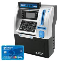 Elektroninė taupyklė Mini seifas Monetos Grynieji Taupymas Pinigų dėžutė Išmanioji kortelė Braukimas Skaitmeninis slaptažodis Skaitiklis Monetų bankas ATM Vaikų dovanos juoda