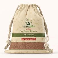Dhatri Agro Dry Dates Powder 1 KG | Single-origin Sundried Khajoor/Khareek/Chuhara Churn | Natural Sweetener for Babies, Kids & Adults | Healthy