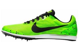 Nike Zoom Rival D 10 Comfortable Cushioning, Wear Resistant Low top Running Shoes Unisex Black Green 907566-302 44.5
