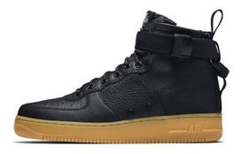 Nike Sf Air Force 1 Mid Juoda Guma 917753-003 38.5