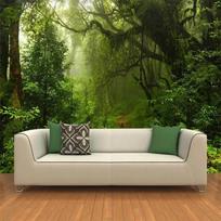 Nuotraukų freska 3D natūralaus miško kraštovaizdžio tapetai Svetainės televizorius sofa Fono siena fonas Namų dekoras 200 cm(W) x 140 cm(H)