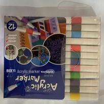 Acrylic Marker Pen Set: 12/24/36/48/60 Quick-Drying Watercolor Highlight Markers