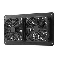Cooling W Solar Panel Fan Outdoor Solar Exhaust Fan RV W Solar Panel Durability Greenhouses Exterior Laminated Chicken Coops