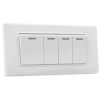 Nichuang 155-Type 4-Gang Double-Control Switch Panel