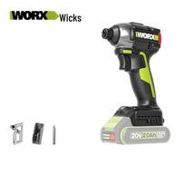 Worx 20V belaidis bešepetėlis smūginis suktuvas ir gręžtuvas CN kištukas (adapteris įtrauktas)