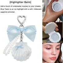 Flower Knows Shell's Jewel Highlighter Balm High-gloss Blue Tears