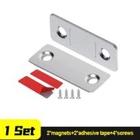 Itin plonas magnetinis durų fiksatorius Spintelių fiksatoriai Lipnios durų uždarymo magnetinės plokštelės Spintos Stalčiaus Langų magnetiniai fiksatoriai Įrankiai