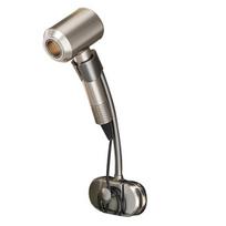Universal Hair Dryer Holder 360 Degree Rotating Hands-Free Adjustable Suction Cup Wall Mount Hair Styling Tool Storage